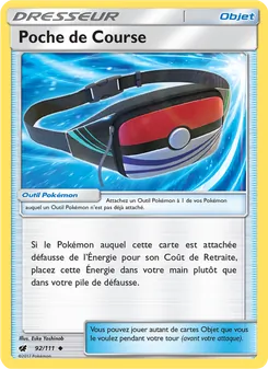 Carte Pokémon Poche de Course 92