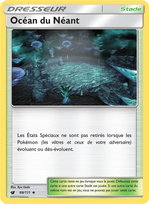 Carte Pokémon Océan du Néant 99/111 de l'extension Invasion Carmin