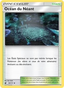 Carte Pokémon Océan du Néant 99