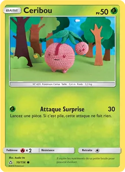 Carte Pokémon Ceribou 10