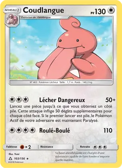 Carte Pokémon Coudlangue 103