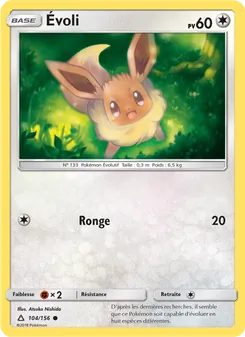 Carte Pokémon Évoli 104
