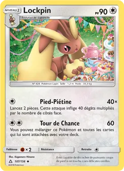 Carte Pokémon Lockpin 107