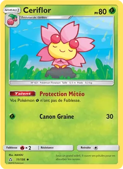 Carte Pokémon Ceriflor 11
