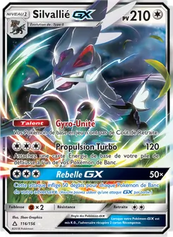 Carte Pokémon Silvallié GX 116