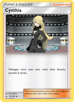 Carte Pokémon Cynthia 119