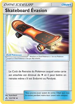 Carte Pokémon Skateboard Évasion 122 — Ultra-Prisme