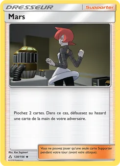 Carte Pokémon Mars 128