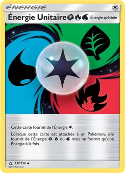 Carte Pokémon Énergie Unitaire GrassFireWater 137