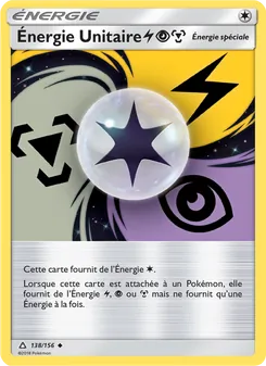 Carte Pokémon Énergie Unitaire LightningPsychicMetal 138