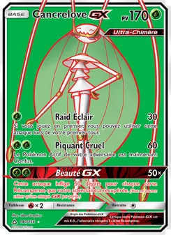 Carte Pokémon Cancrelove GX 140