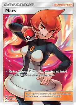 Carte Pokémon Mars 154