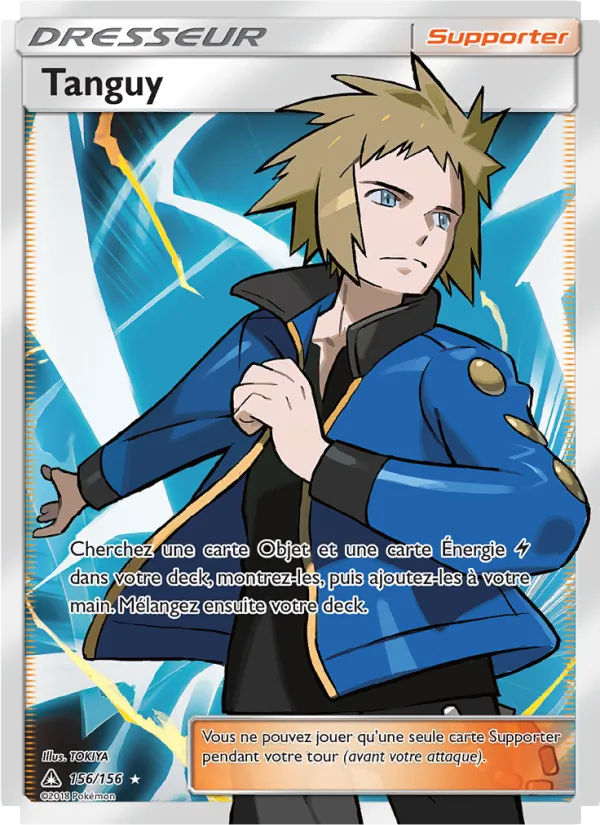 Carte Pokémon Tanguy 156/156 de l'extension Ultra-Prisme