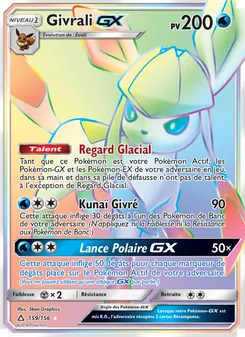 Carte Pokémon Givrali GX 159