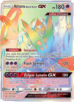 Carte Pokémon Necrozma Ailes de l’Aurore GX 161