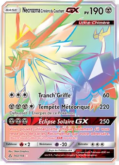 Carte Pokémon Necrozma Crinière du Couchant GX 163