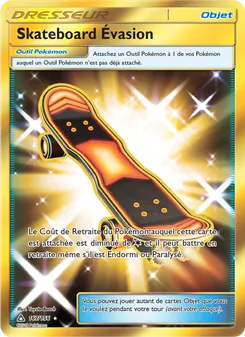Carte Pokémon Skateboard Évasion 167 — Ultra-Prisme