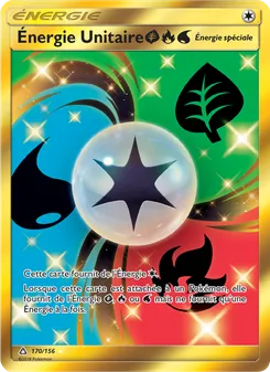 Carte Pokémon Énergie Unitaire GrassFireWater 170