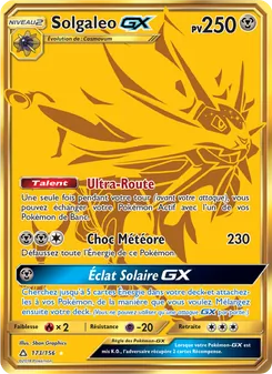 Carte Pokémon Solgaleo GX 173 — Ultra-Prisme
