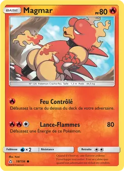 Carte Pokémon Magmar 18
