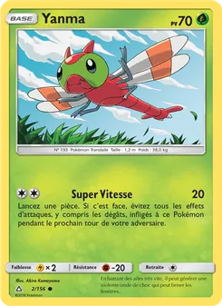 Carte Pokémon Yanma 2