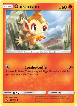 Carte Pokémon Ouisticram 21