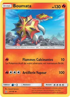 Carte Pokémon Boumata 27