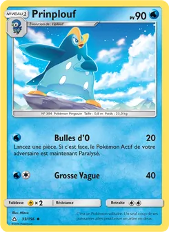 Carte Pokémon Prinplouf 33