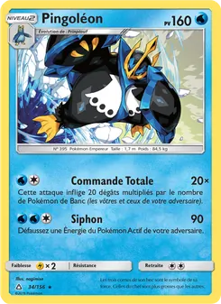 Carte Pokémon Pingoléon 34