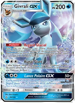 Carte Pokémon Givrali GX 39