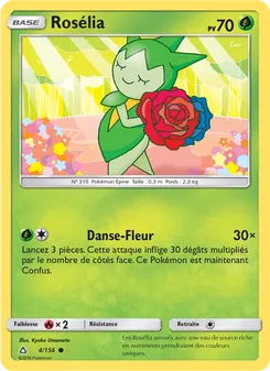 Carte Pokémon Rosélia 4