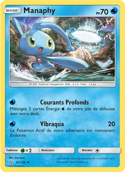 Carte Pokémon Manaphy 42