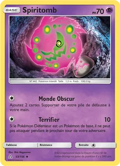 Carte Pokémon Spiritomb 53