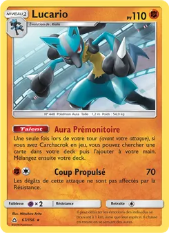 Carte Pokémon Lucario 67