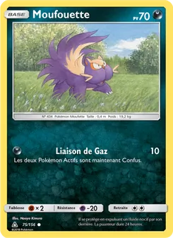 Carte Pokémon Moufouette 75