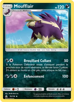 Carte Pokémon Moufflair 76
