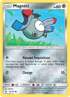 Carte Pokémon Magnéti 80