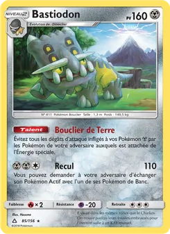 Carte Pokémon Bastiodon 85