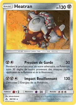 Carte Pokémon Heatran 88