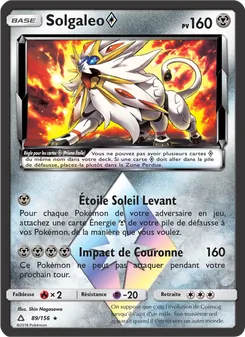 Carte Pokémon Solgaleo ◇ 89 — Ultra-Prisme