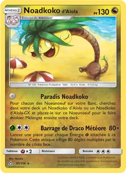 Carte Pokémon Noadkoko d’Alola 95
