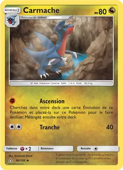 Carte Pokémon Carmache 98