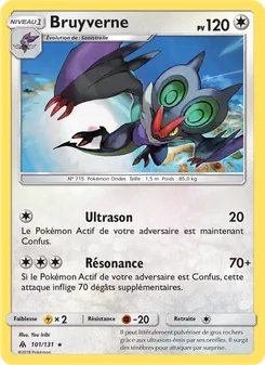 Carte Pokémon Bruyverne 101