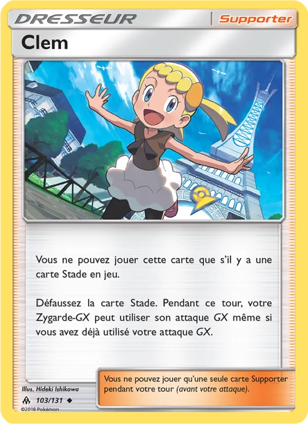 Carte Pokémon Clem 103/131 de l'extension Lumière Interdite