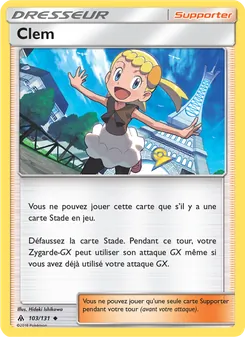 Carte Pokémon Clem 103