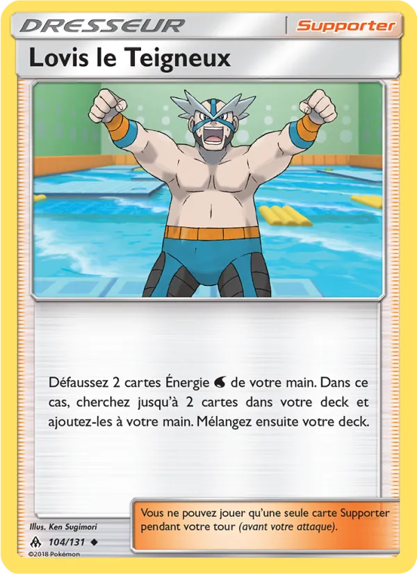 Carte Pokémon Lovis le Teigneux 104/131 de l'extension Lumière Interdite