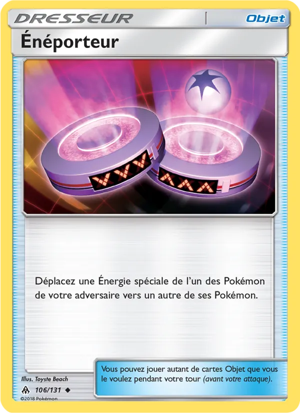 Carte Pokémon Énéporteur 106/131 de l'extension Lumière Interdite