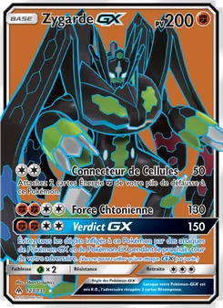 Carte Pokémon Zygarde GX 123 — Lumière Interdite