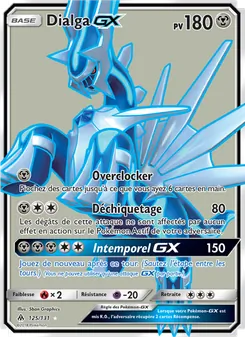 Carte Pokémon Dialga GX 125 — Lumière Interdite