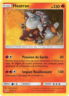 Carte Pokémon Heatran 13